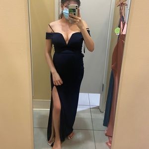 Navy Blue Long dress